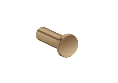 Runder Handtuchhaken in brushed bronze, mit glatter Oberfläche. Produkt von AXOR, geeignet für die Wandmontage in Badezimmern oder Küchen.